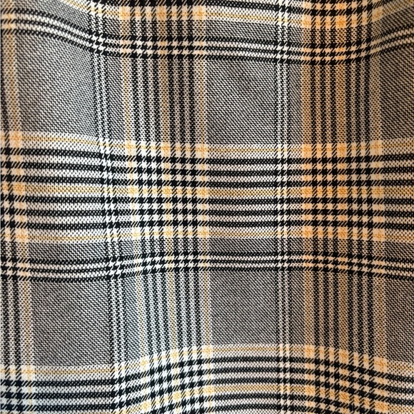 Banana Republic Black and White Plaid Mini Dress - Picture 3 of 5